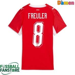 Schweiz Remo Freuler #8 Replik Heimtrikot Damen WM 2026 Kurzarm